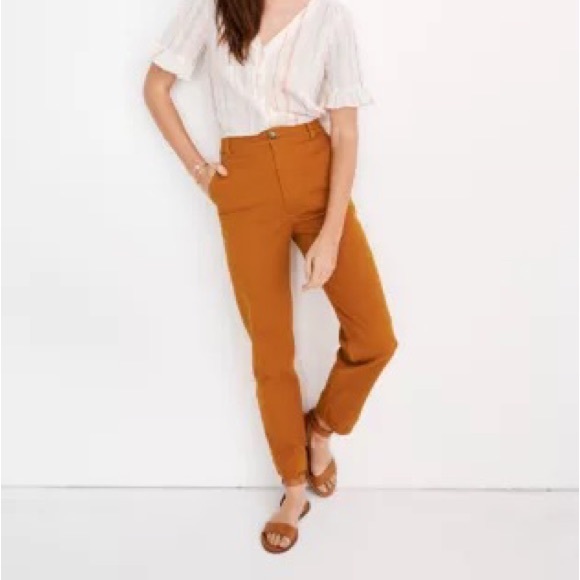 Madewell High Rise Tapered Leg Pants - Picture 2 of 9